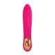 Розовый вибратор с клиторальным отростком Bliss Vibrator - 17,8 см.