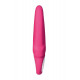 Ярко-розовый вибратор  Satisfyer Mr. Rabbit с клиторальным отростком - 22,1 см.