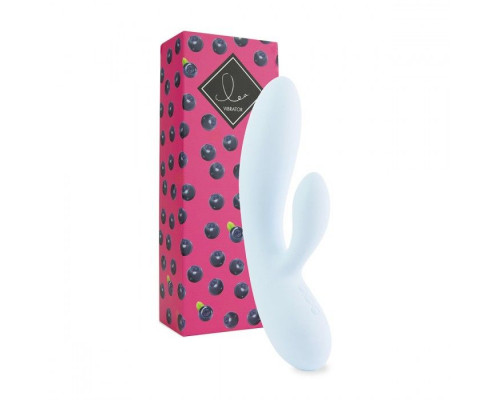 Заказать Нежно-голубой вибратор-кролик Lea Rabbit Vibrator - 20,2 см.