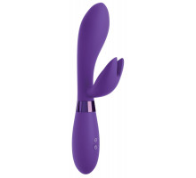 Фиолетовый вибратор-кролик #bestever Silicone Vibrator - 21,2 см.