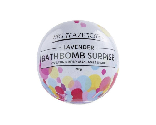 Заказать Бомбочка для ванны Bath Bomb Surprise Lavander + вибропуля