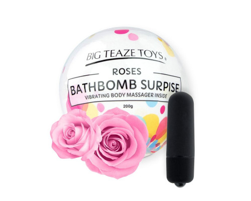 Заказать Бомбочка для ванны Bath Bomb Surprise Rose + вибропуля