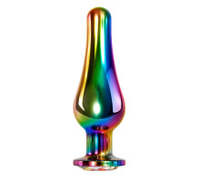 Радужная металлическая пробка Rainbow Metal Plug Large - 12,9 см.