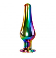 Радужная металлическая пробка Rainbow Metal Plug Large - 12,9 см.