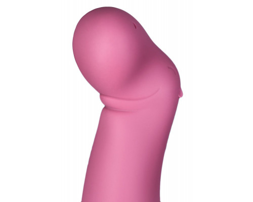 Вибратор Satisfyer Petting Hippo с загнутым кончиком - 22,9 см.