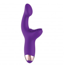 Фиолетовый массажёр для G-точки G-Spot Pleaser - 19 см.