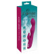 Фиолетовый вибратор A   G-Spot Rabbit Vibrator для стимуляции зон G и A - 23,6 см.