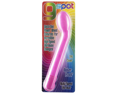 Заказать Розовый вибратор G-SPOT для точки G - 19 см.