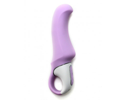 Сиреневый вибратор Satisfyer Charming Smile - 18,5 см.