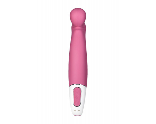 Вибратор Satisfyer Petting Hippo с загнутым кончиком - 22,9 см.