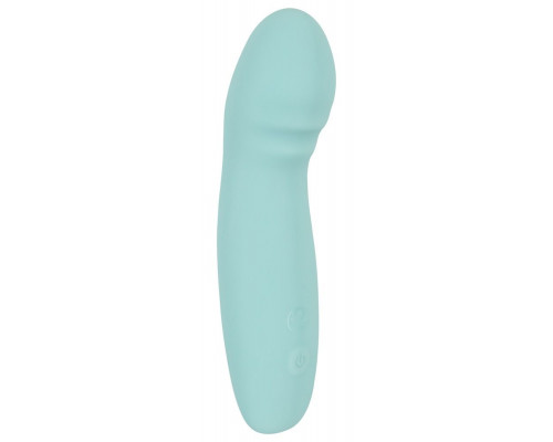 Аквамариновый мини-вибратор Cuties G-Spot Vibrator - 15,5 см.