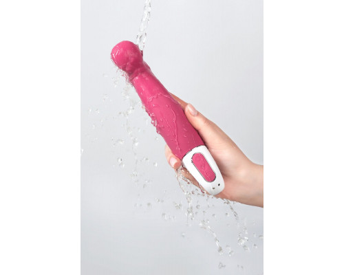 Вибратор Satisfyer Petting Hippo с загнутым кончиком - 22,9 см.