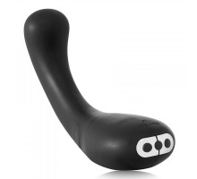 Черный гнущийся вибратор G-Kii G-Spot   Clitoral Vibrator - 23 см.