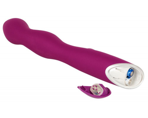 Фиолетовый вибратор A   G-Spot Rabbit Vibrator для стимуляции зон G и A - 23,6 см.