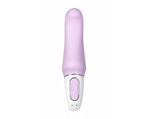 Сиреневый вибратор Satisfyer Charming Smile - 18,5 см.