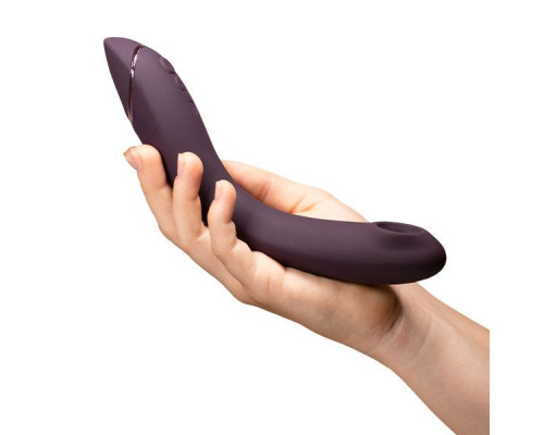 Сливовый стимулятор G-точки Womanizer OG c технологией Pleasure Air и вибрацией - 17,7 см.