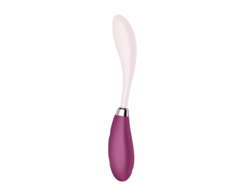 Розовый гибкий вибратор G-Spot Flex 3 - 19,5 см.