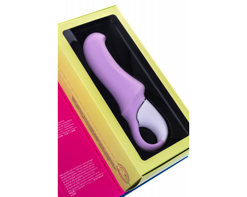 Сиреневый вибратор Satisfyer Charming Smile - 18,5 см.