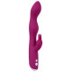 Фиолетовый вибратор A   G-Spot Rabbit Vibrator для стимуляции зон G и A - 23,6 см.