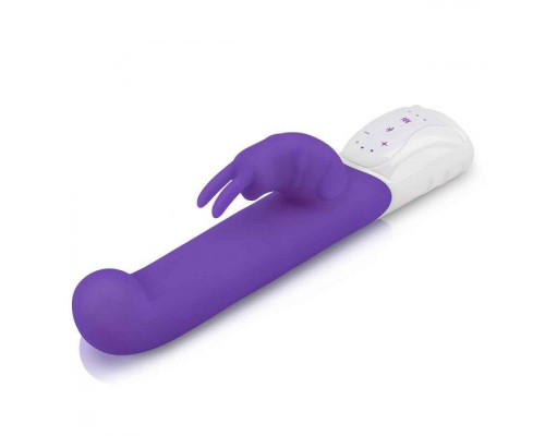 Фиолетовый вибромассажер для G-точки Come hither G-Spot Rabbit - 24,5 см.