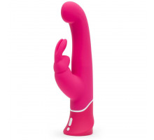 Розовый вибратор-кролик G-Spot Rechargeable Rabbit Vibrator - 24,1 см.