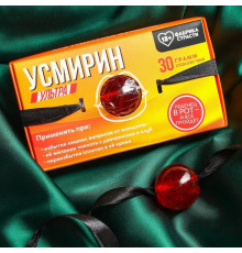 Леденец-кляп «Усмирин» со вкусом клубники со сливками - 30 гр.