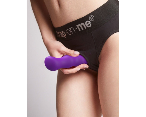 Фиолетовая насадка Strap-On-Me Dildo Geisha Balls size XL