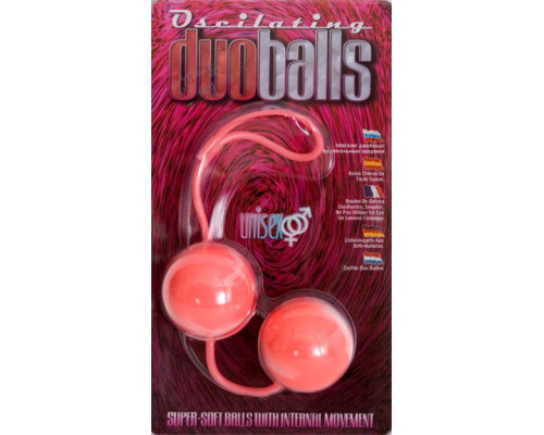 Заказать Вагинальные мягкие шарики MARBILIZED DUO BALLS PINK