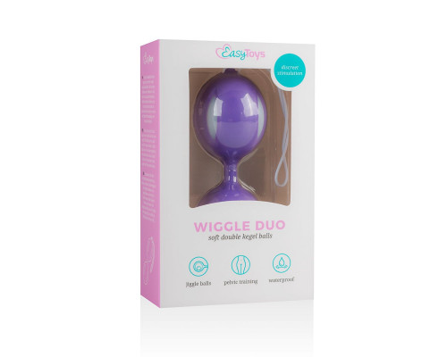 Заказать Фиолетовые вагинальные шарики Wiggle Duo