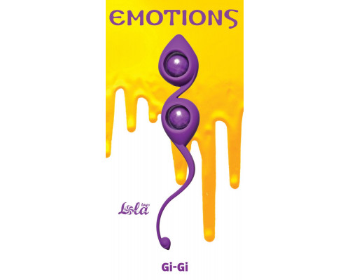 Фиолетовые вагинальные шарики Emotions Gi-Gi