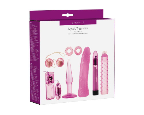 Розовый вибронабор Mystic Treasures Couples Kit