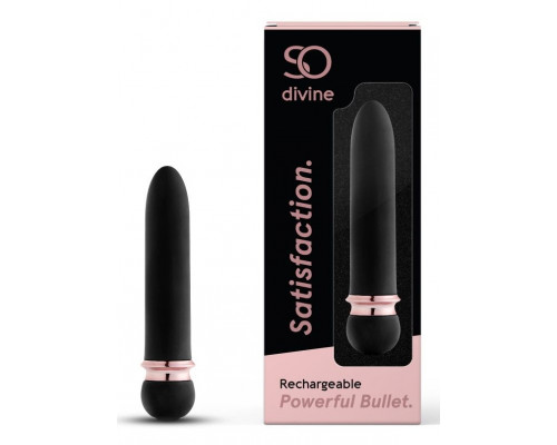 Заказать Черная вибропуля Satisfaction Powerful Bullet - 11,7 см.