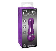 Фиолетовый алюминиевый вибратор PURPLE SMALL - 7,5 см.