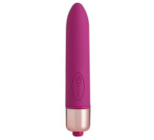 Ярко-розовая гладкая вибропуля Afternoon Delight Bullet Vibrator - 9 см.