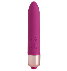 Ярко-розовая гладкая вибропуля Afternoon Delight Bullet Vibrator - 9 см.