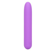 Фиолетовый мини-вибратор Bliss Liquid Silicone Mini Vibe - 10,75 см.