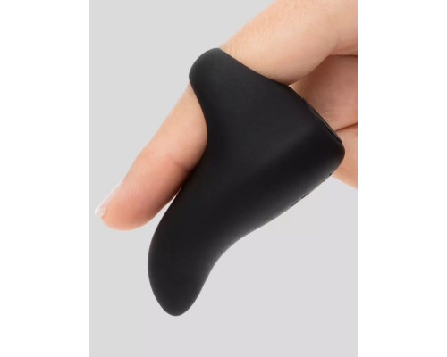 Черный вибратор на палец Sensation Rechargeable Finger Vibrator