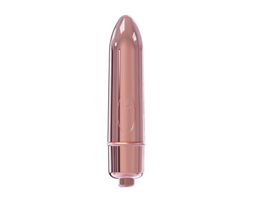 Розовая гладкая вибропуля So Divine Halo Bullet Vibrator - 8 см.