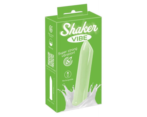 Заказать Зеленая вибропуля Shaker Vibe - 10,2 см.