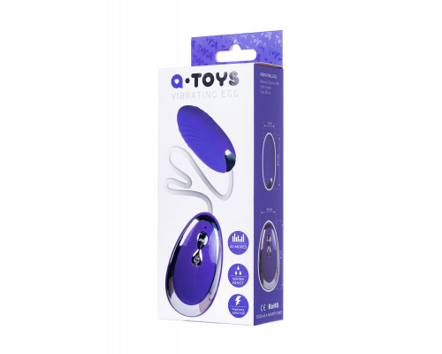 Заказать Фиолетовое виброяйцо A-Toys - 6,5 см.