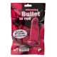 Заказать Красное виброяичко с пультом Bullet in Red