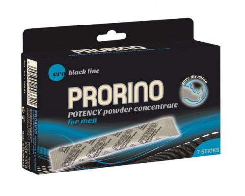 Заказать БАД для мужчин PRORINO M black line powder - 7 саше (6 гр.)