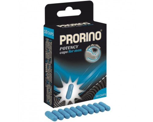 Заказать БАД для мужчин ero black line PRORINO Potency Caps for men - 10 капсул