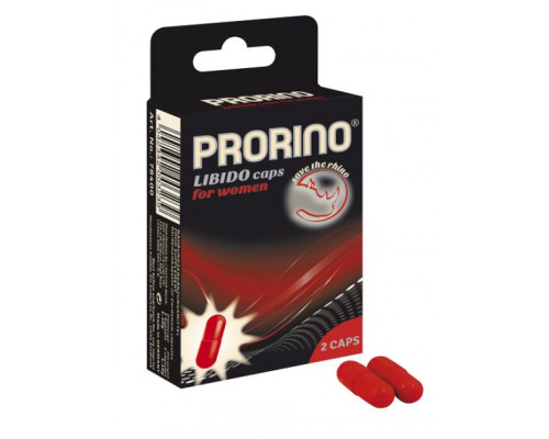 Заказать БАД для женщин ero black line PRORINO Libido Caps - 2 капсулы