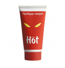 Возбуждающая гель-смазка HOT с женьшенем - 50 мл.