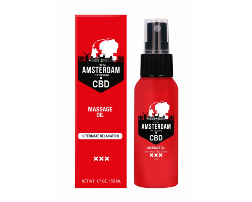 Стимулирующее массажное масло CBD from Amsterdam Massage Oil - 50 мл.