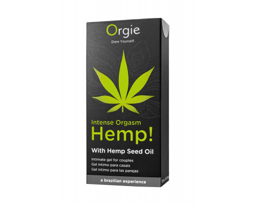 Возбуждающий интимный гель для пар ORGIE Hemp Intense Orgasm - 15 мл.